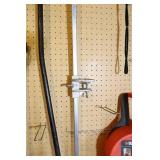 Pet Grooming Station Arm, Rakes, Lawn Edger, Brooms, Apple Picker(?) Etc