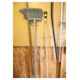 Pet Grooming Station Arm, Rakes, Lawn Edger, Brooms, Apple Picker(?) Etc