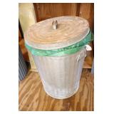 Solid Brass Door Kick Plate, Garbage Can, Coiled Mat