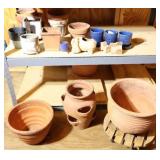 Lawn Garden & Patio DeCor…Clay Ceramic Flower Pots