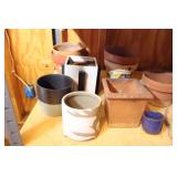 Lawn Garden & Patio DeCor…Clay Ceramic Flower Pots