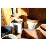 Lawn Garden & Patio DeCor…Clay Ceramic Flower Pots
