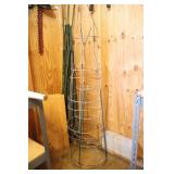 Lawn & Garden Tools Etc. Craftsman 22-Inch Trimmer, Tomato Cages, Metal Fence Posts Etc