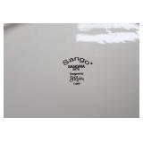 Two-Piece Serving Platter Bowl Set...Sango Sangria By Sue Zipkin
