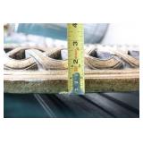 Large 45-Inch Round Ornate Beveled Mirror