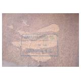 1950”s Duncan Phyfe Federal Style Pedestal Mahogany Drum Table w/Claw Feet Caps…