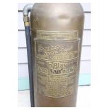 Antique Brass Randolph Soda Acid Tank ‘To Play Turn Bottom Up’