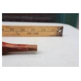 RARE...Vietnam War Swagger Stick Wood Brass Dragon’s Head Irish Shillelagh 34-Inch Walking Stick