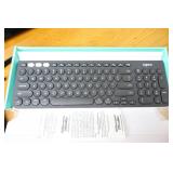 Insignia LED TV, ASUS Dual Band, Logitech Multi-Device Wireless Keyboard Etc