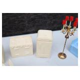 1960’s Original Marx Dollhouse Furniture, Family, Figures Etc