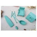 1960’s Original Marx Dollhouse Furniture, Family, Figures Etc