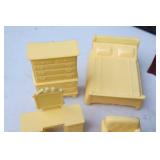 1960’s Original Marx Dollhouse Furniture Etc.