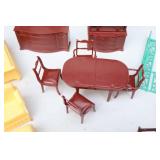 1960’s Original Marx Dollhouse Furniture Etc.