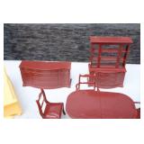 1960’s Original Marx Dollhouse Furniture Etc.