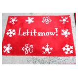 Holiday DeCor Christmas Rugs and Lighted 3-Foot Tree