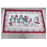 Holiday DeCor Christmas Rugs and Lighted 3-Foot Tree