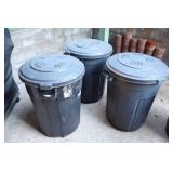 Heavy Duty Plastic Trash Bins…