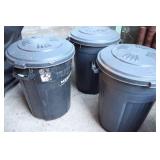 Heavy Duty Plastic Trash Bins…