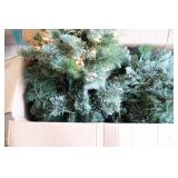 Holiday DeCor…7 1/2 Foot Virginia Slim Pine Christmas Tree w/400 Clear Mini Lights…