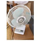 Portable Metal File Cabinet, Tabletop Floor Oscillating Fan