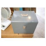 Portable Metal File Cabinet, Tabletop Floor Oscillating Fan