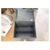 Portable Metal File Cabinet, Tabletop Floor Oscillating Fan