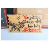Home DeCor…Fun Framed Prints Wall Plaques