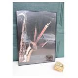 Jim Shick Photography ‘Jazz Quartet’ and Trinket Ornate Piano Music Box…