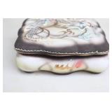 Collectible Porcelain China… Japan Nippon Porcelain Moriage Dragonware Chinoiserie Dresser Vanity Box Dish, Miniature Tea Set Etc.