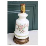 Antique Hand Painted Hurricane Lamp Project…