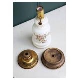 Antique Hand Painted Hurricane Lamp Project…