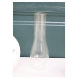 Antique Hand Painted Hurricane Lamp Project…