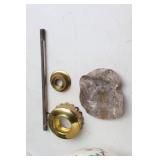 Antique Hand Painted Hurricane Lamp Project…