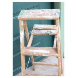 Vintage Keller 4-Foot Wood Stepladder
