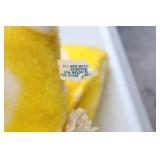 Adorable Vintage Stuffed Eden Toys Inc. Yellow Giraffe Action Family…Smallest is Musical