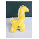 Adorable Vintage Stuffed Eden Toys Inc. Yellow Giraffe Action Family…Smallest is Musical