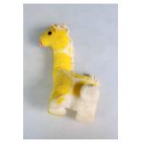 Adorable Vintage Stuffed Eden Toys Inc. Yellow Giraffe Action Family…Smallest is Musical