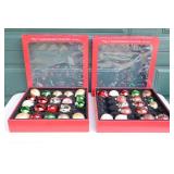 Holiday DeCor Christmas…Tree Bulb Glass Ornaments