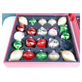 Holiday DeCor Christmas…Tree Bulb Glass Ornaments