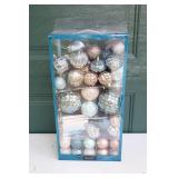 Holiday DeCor Christmas…Tree Ornaments Gold, Silver, Glitter, Teal Etc