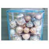 Holiday DeCor Christmas…Tree Ornaments Gold, Silver, Glitter, Teal Etc