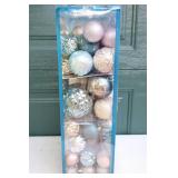 Holiday DeCor Christmas…Tree Ornaments Gold, Silver, Glitter, Teal Etc