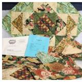 Sewing Quilting Crafting Fabrics For ‘Ramble On’ Whirligig Design A St. Cloud Made Pattern