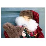 Holiday DeCor Christmas Floor Standing Father Christmas Santa