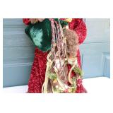 Holiday DeCor Christmas Floor Standing Father Christmas Santa