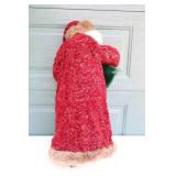 Holiday DeCor Christmas Floor Standing Father Christmas Santa