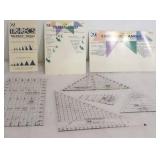 Sewing Quilting Crafting Measuring Cutting Supplies, EZ Tri-Recs Tools