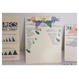 Sewing Quilting Crafting Measuring Cutting Supplies, EZ Tri-Recs Tools