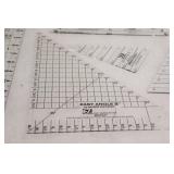 Sewing Quilting Crafting Measuring Cutting Supplies, EZ Tri-Recs Tools