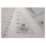 Sewing Quilting Crafting Measuring Cutting Supplies, EZ Tri-Recs Tools